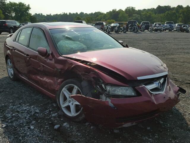 19UUA662X5A040311 - 2005 ACURA TL MAROON photo 1