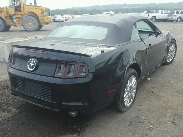 1ZVBP8EM3E5224367 - 2014 FORD MUSTANG BLACK photo 4