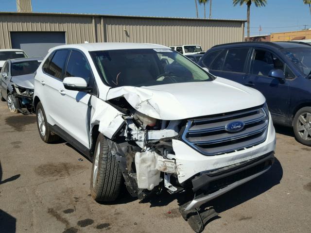 2FMPK3J97GBB89192 - 2016 FORD EDGE SEL WHITE photo 1