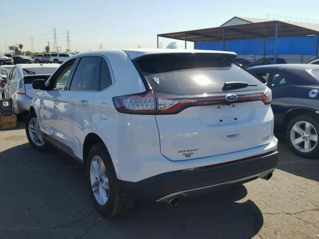 2FMPK3J97GBB89192 - 2016 FORD EDGE SEL WHITE photo 3