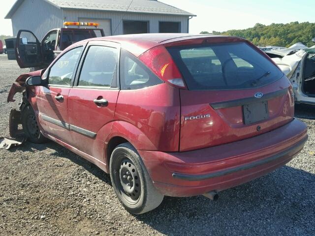 3FAHP37N15R111252 - 2005 FORD FOCUS ZX5 RED photo 3