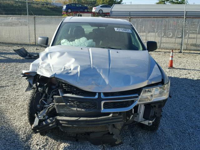 3C4PDCAB9CT199710 - 2012 DODGE JOURNEY SE SILVER photo 9