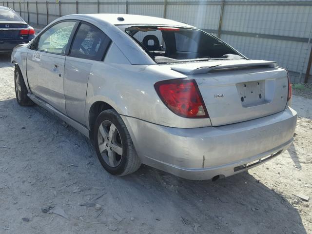 1G8AW18B57Z136073 - 2007 SATURN ION LEVEL SILVER photo 3