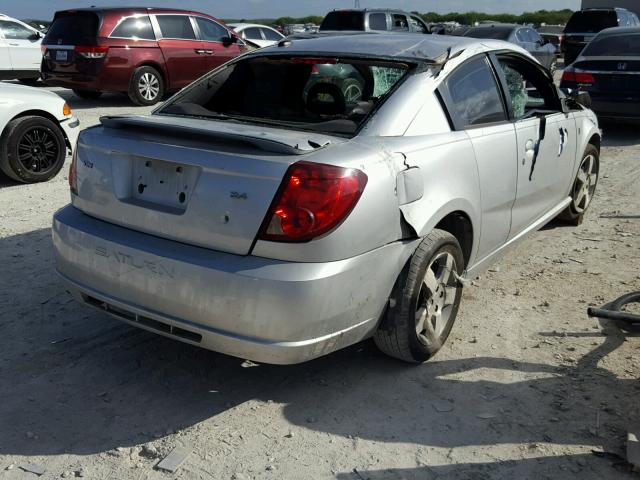 1G8AW18B57Z136073 - 2007 SATURN ION LEVEL SILVER photo 4
