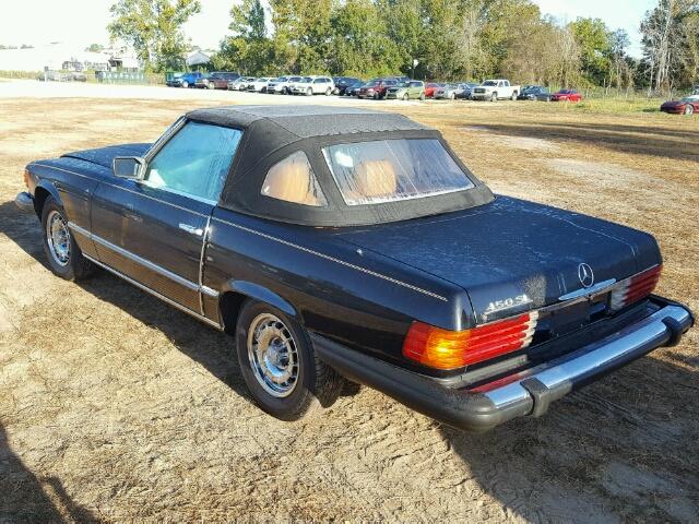 10704412063330 - 1980 MERCEDES-BENZ 450SL BLACK photo 3