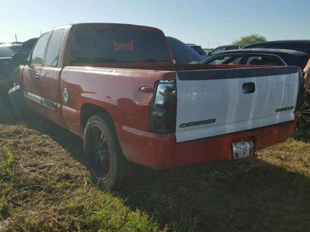 2GCEC19V251203047 - 2005 CHEVROLET SILVERADO RED photo 3