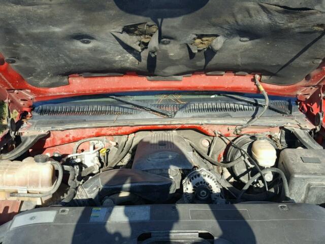 2GCEC19V251203047 - 2005 CHEVROLET SILVERADO RED photo 7