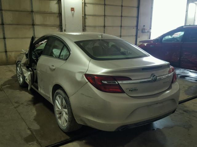2G4GL5EX9E9231447 - 2014 BUICK REGAL TAN photo 3