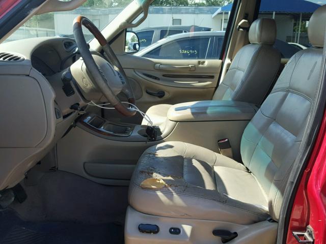 5LMEU27R92LJ00280 - 2002 LINCOLN NAVIGATOR 红色 照片 5