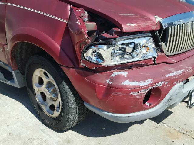 5LMEU27R92LJ00280 - 2002 LINCOLN NAVIGATOR 红色 照片 9