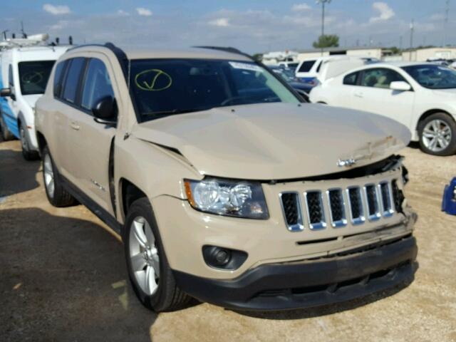 1C4NJCBA0HD123361 - 2017 JEEP COMPASS SP TAN photo 1