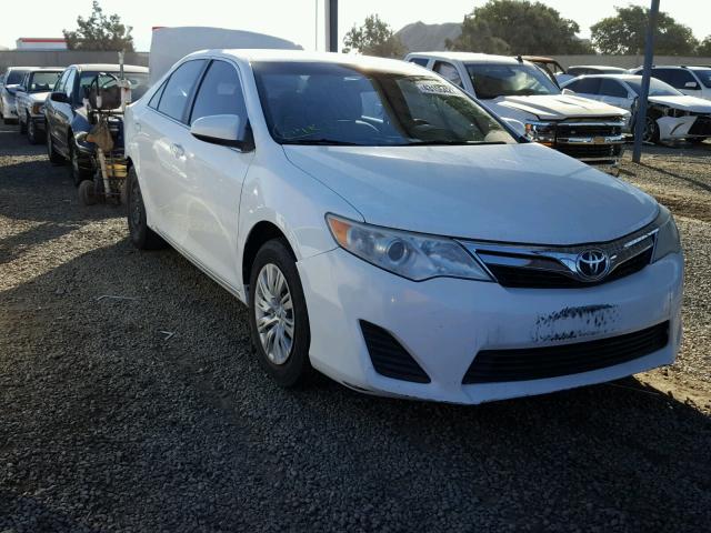 4T1BF1FK6CU531668 - 2012 TOYOTA CAMRY BASE WHITE photo 1
