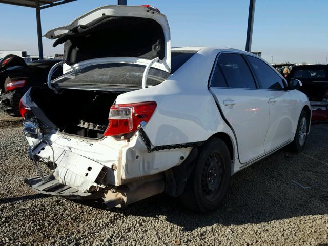 4T1BF1FK6CU531668 - 2012 TOYOTA CAMRY BASE WHITE photo 4