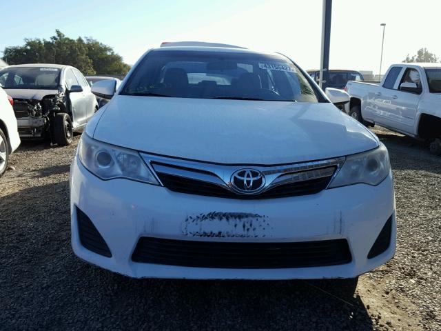 4T1BF1FK6CU531668 - 2012 TOYOTA CAMRY BASE WHITE photo 9