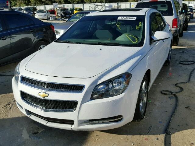 1G1ZC5E00CF215909 - 2012 CHEVROLET MALIBU 1LT WHITE photo 2