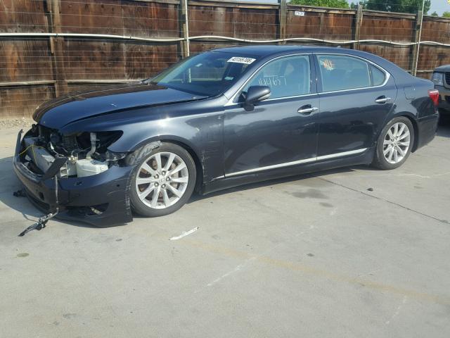 JTHDL1EF9B5003379 - 2011 LEXUS LS 460L BLACK photo 2