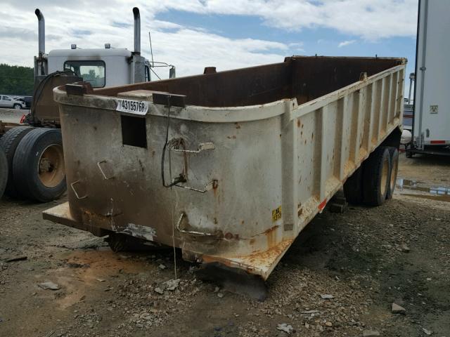 1H9A1A3A511015010 - 1988 DUMP TRAILER BEIGE photo 2