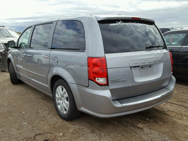 2C4RDGBG9ER141712 - 2014 DODGE GRAND CARA GRAY photo 3