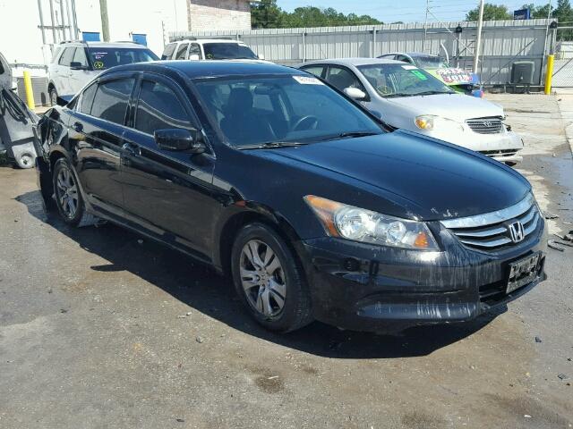 1HGCP2F64CA025709 - 2012 HONDA ACCORD SE BLACK photo 1