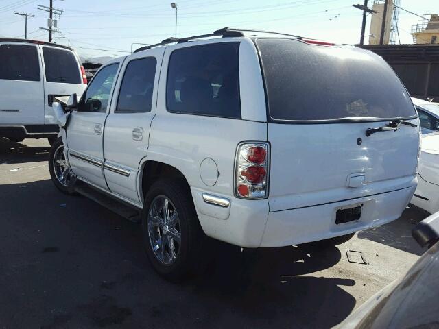 1GKEC13T01J194084 - 2001 GMC YUKON WHITE photo 3