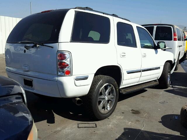 1GKEC13T01J194084 - 2001 GMC YUKON WHITE photo 4