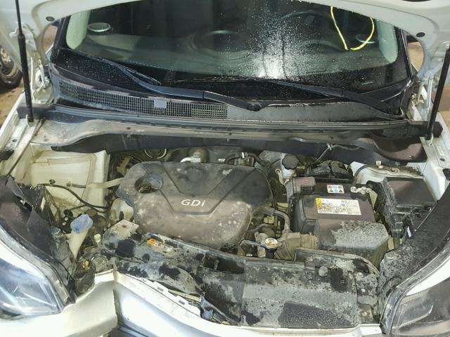 KNDJN2A28E7707525 - 2014 KIA SOUL SILVER photo 7