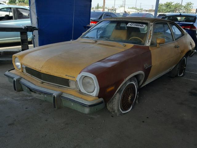 4R11Y101363 - 1974 FORD PINTO YELLOW photo 2