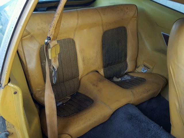 4R11Y101363 - 1974 FORD PINTO YELLOW photo 6