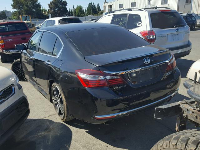 1HGCR2F14HA102634 - 2017 HONDA ACCORD SPO BLACK photo 3