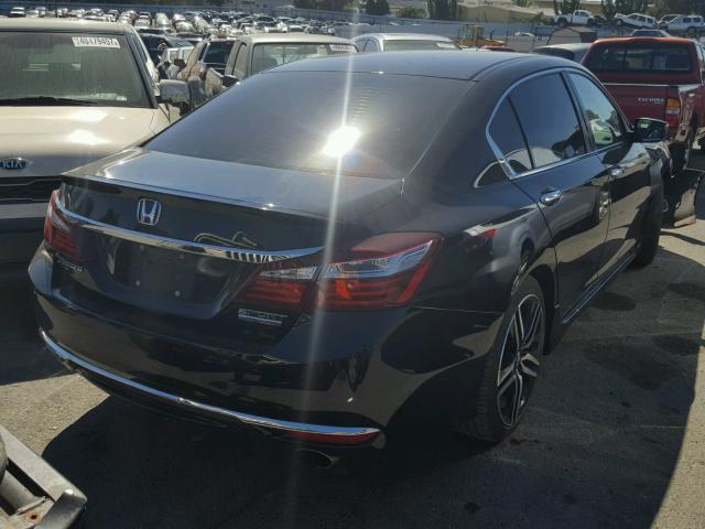 1HGCR2F14HA102634 - 2017 HONDA ACCORD SPO BLACK photo 4