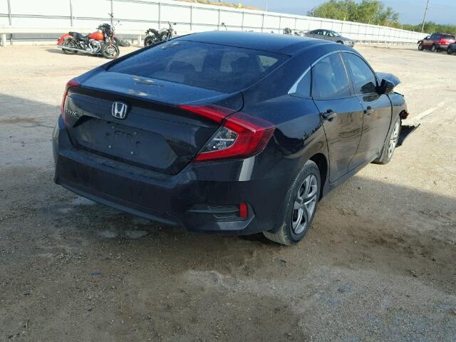 2HGFC2F56GH502390 - 2016 HONDA CIVIC LX BLACK photo 4