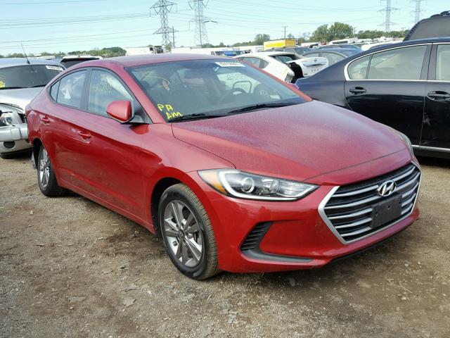 KMHD84LF8HU190647 - 2017 HYUNDAI ELANTRA SE RED photo 1