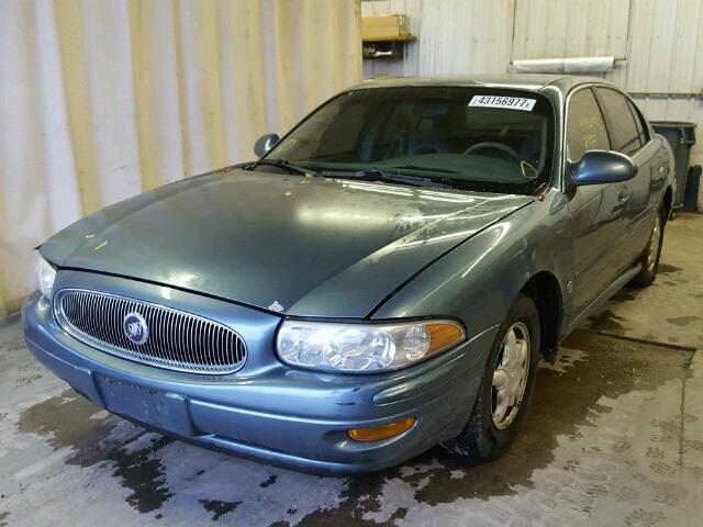 1G4HP54K11U176052 - 2001 BUICK LESABRE BLUE photo 2