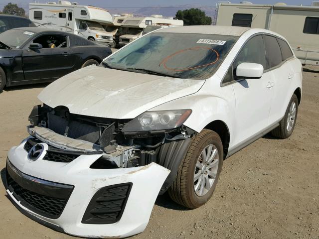 JM3ER2WM0A0335849 - 2010 MAZDA CX-7 WHITE photo 2