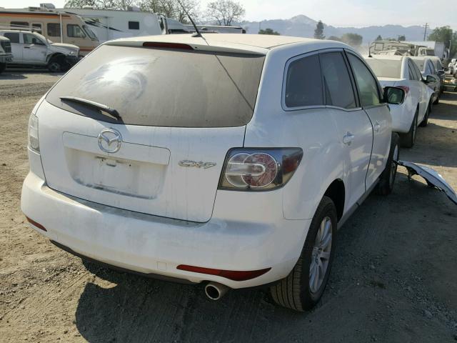 JM3ER2WM0A0335849 - 2010 MAZDA CX-7 WHITE photo 4