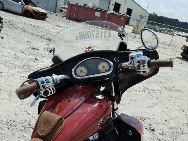 56KTRAAA5F3327219 - 2015 INDIAN MOTORCYCLE CO. ROADMASTER RED photo 5
