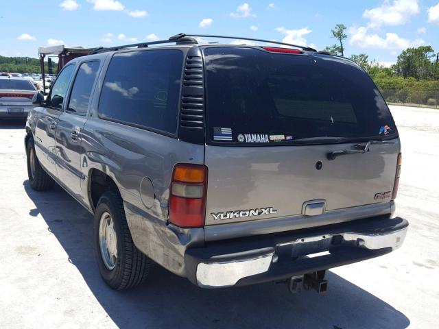 1GKEC16Z22J201733 - 2002 GMC YUKON XL C SILVER photo 3