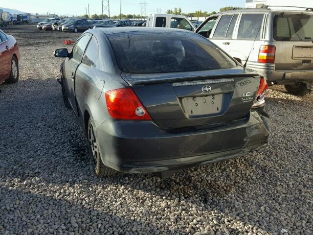 JTKDE167370177772 - 2007 TOYOTA SCION TC ლურჯი ფოტო 3