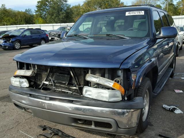 3GNFK16T21G253854 - 2001 CHEVROLET SUBURBAN BLUE photo 2