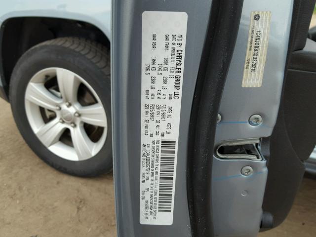 1C4NJDBB3DD275210 - 2013 JEEP COMPASS SP BLUE photo 10