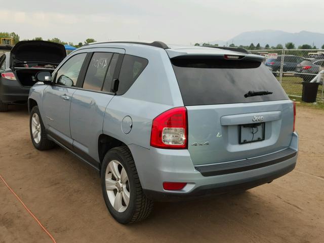 1C4NJDBB3DD275210 - 2013 JEEP COMPASS SP BLUE photo 3