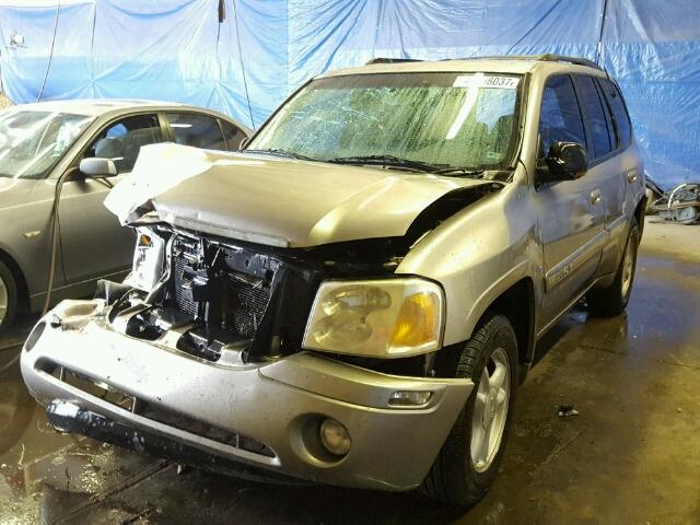 1GKDT13S722390022 - 2002 GMC ENVOY TAN photo 2