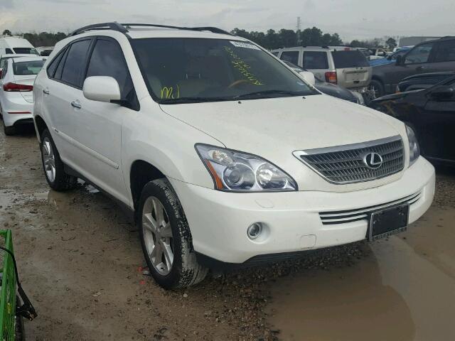 JTJGW31U482850937 - 2008 LEXUS RX 400H WHITE photo 1