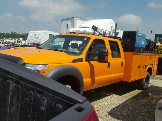 1FD0W5HT5FED69373 - 2015 FORD F550 SUPER ORANGE photo 2