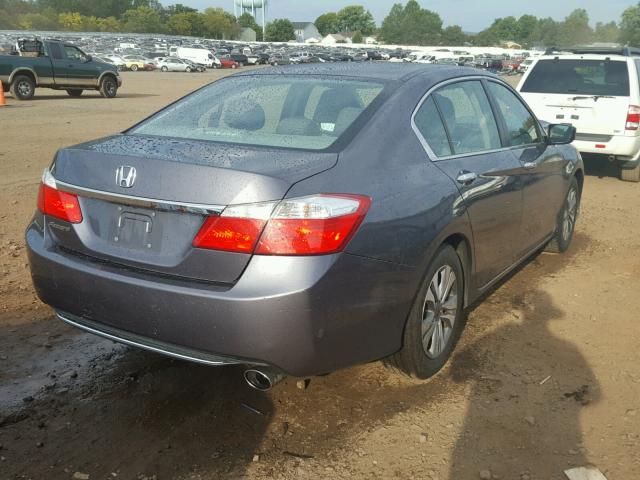 1HGCR2F39FA074991 - 2015 HONDA ACCORD LX GRAY photo 4