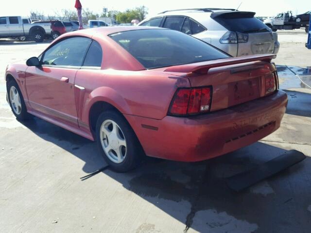 1FAFP40421F232250 - 2001 FORD MUSTANG RED photo 3