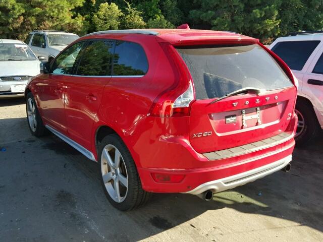 YV4902DZ9C2243890 - 2012 VOLVO XC60 T6 RED photo 3