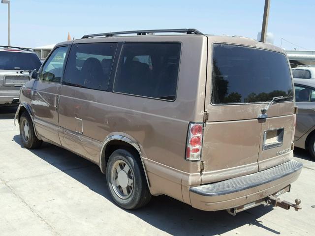 1GNDM19W2VB119237 - 1997 CHEVROLET ASTRO BROWN photo 3