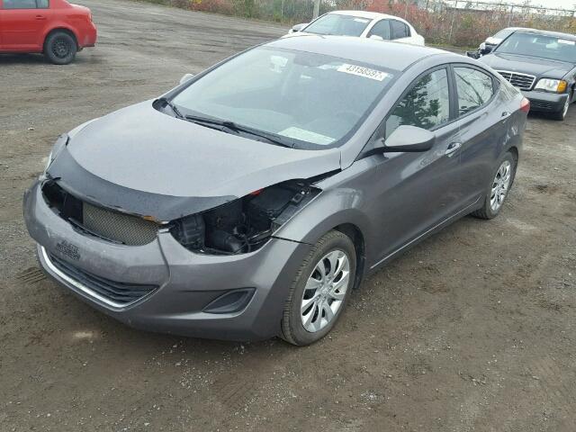 5NPDH4AE1BH043361 - 2011 HYUNDAI ELANTRA GL GRAY photo 2