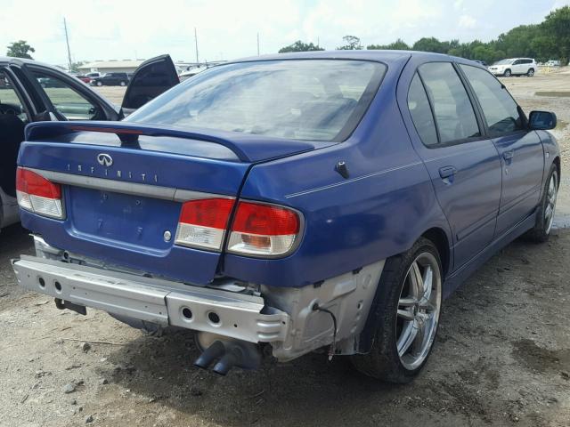 JNKCP11A92T504049 - 2002 INFINITI G20 BLUE photo 4